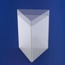 Плексигласови поставки за етикети тристранна - 100 х 210 мм - 3 бр [1]