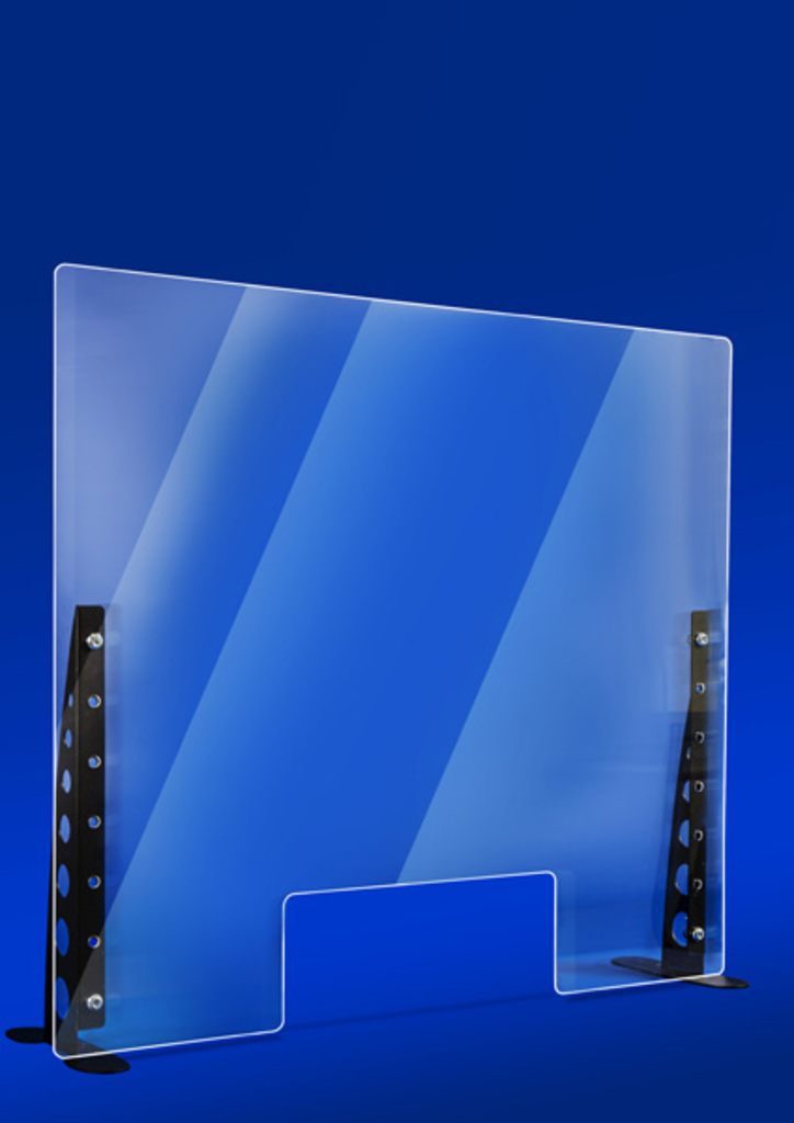 Екран шир. 730мм - Вис.800мм - метални държачи [1]