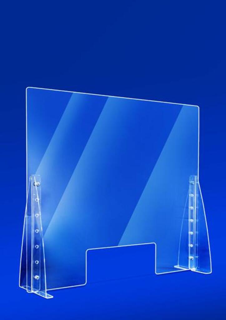 Екран шир. 900мм - Вис. 650мм - плексигласови държачи [1]