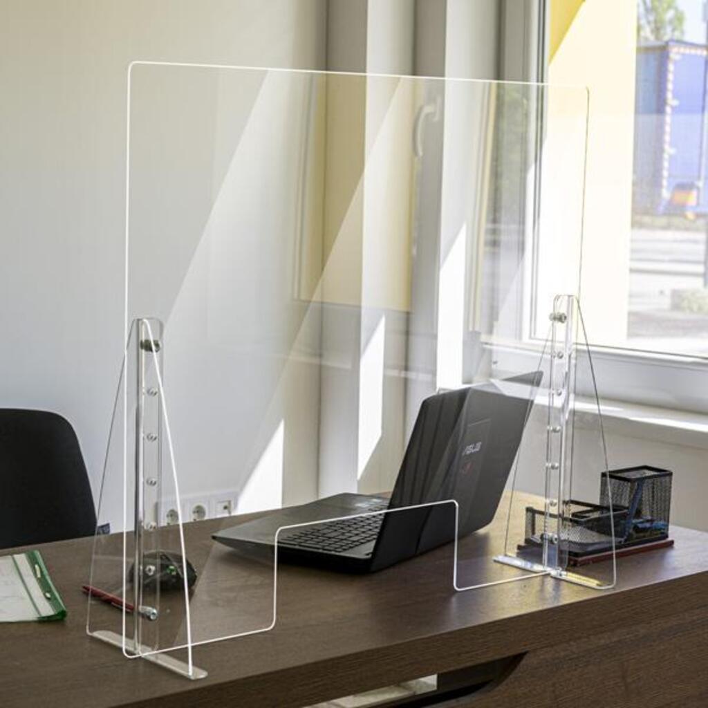 Екран шир. 900мм - Вис. 800мм - плексигласови държачи [2]