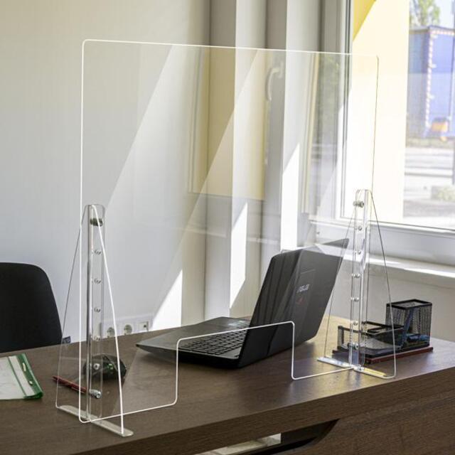 Екран шир. 1200мм - Вис. 800мм - плексигласови държачи [2]