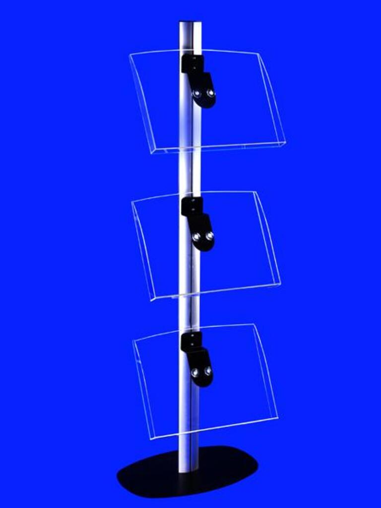 Стелаж за брошури FR формат 6 х А4 – 3 поз. [1]