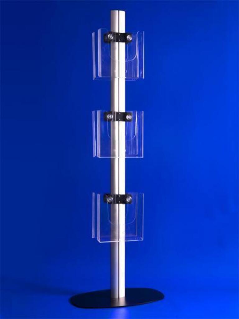 Стелаж за брошури FR формат А4 – 210 х 297мм; 6 позиции двустранен [1]