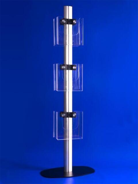 Стелаж за брошури FR формат А4 – 210 х 297мм; 6 позиции двустранен [1]
