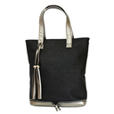 Дамска чанта тип торба сребро [1]