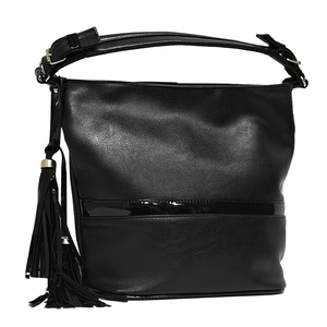 Черна Дамска Чанта Лак