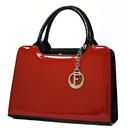 Червена Дамска Чанта-Лак [1]