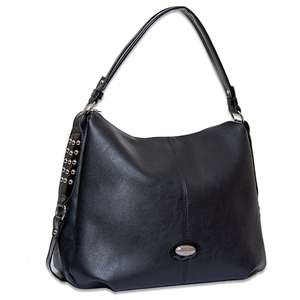 Черна Дамска Чанта-Лак