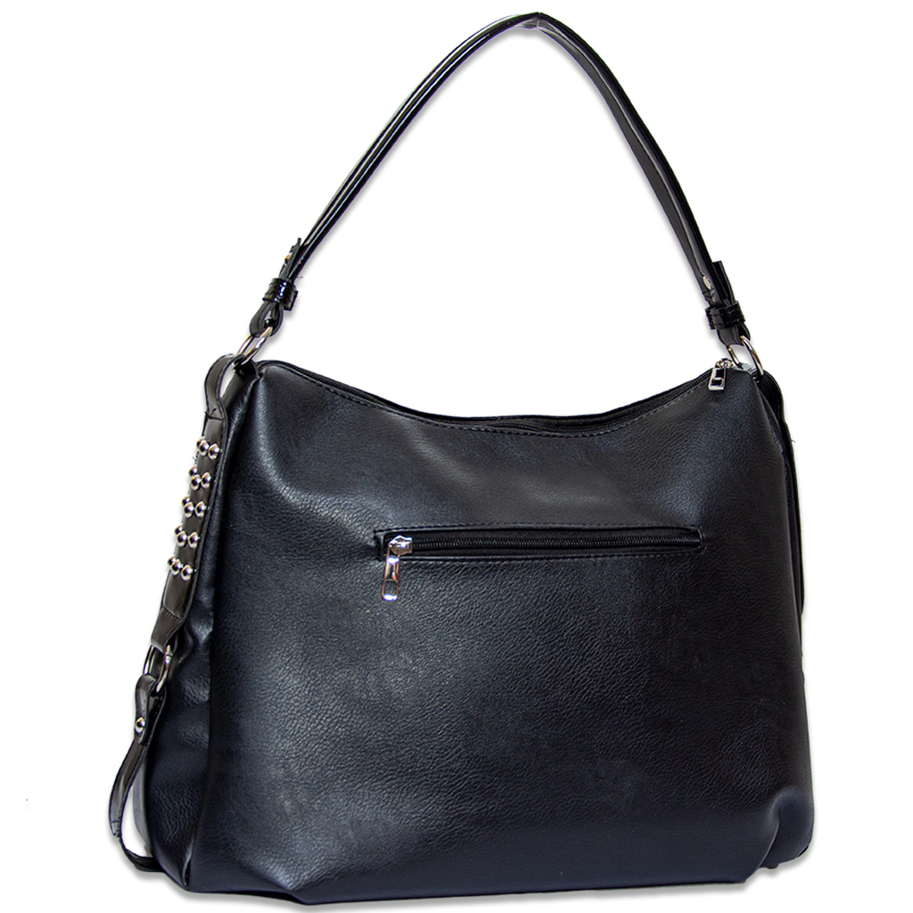 Черна Дамска Чанта-Лак [2]